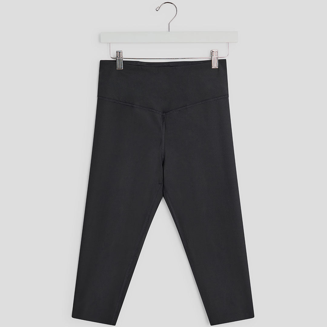 Ladies Black Go Train Crop Legging from You Know Who's