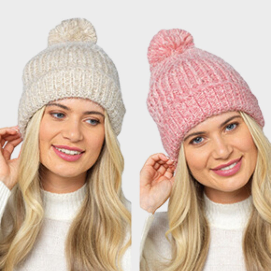Ladies Cable Hat with Lining from You Know Who's