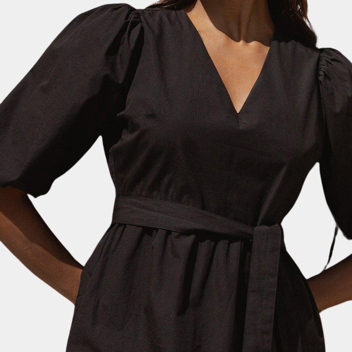 Ladies Cotton Poplin Tiered Midi Dress from You Know Who's