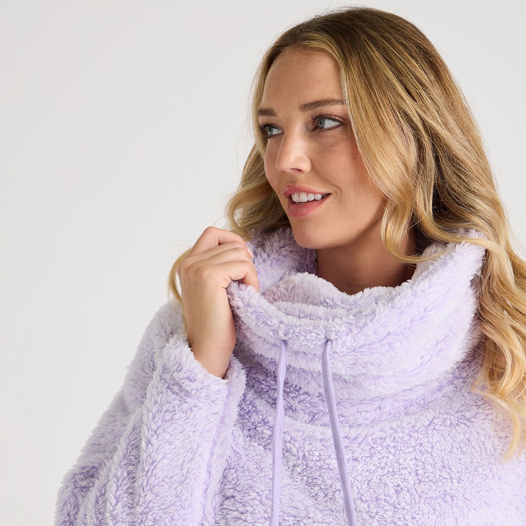 Ladies Cowl Neck Fleece from You Know Who's
