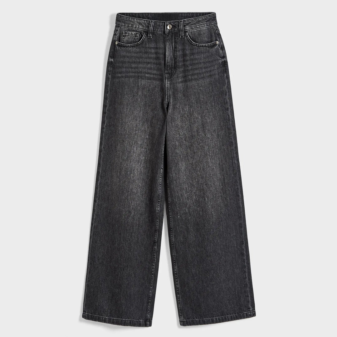 Ladies Dark grey Wide Leg Jean from You Know Who's