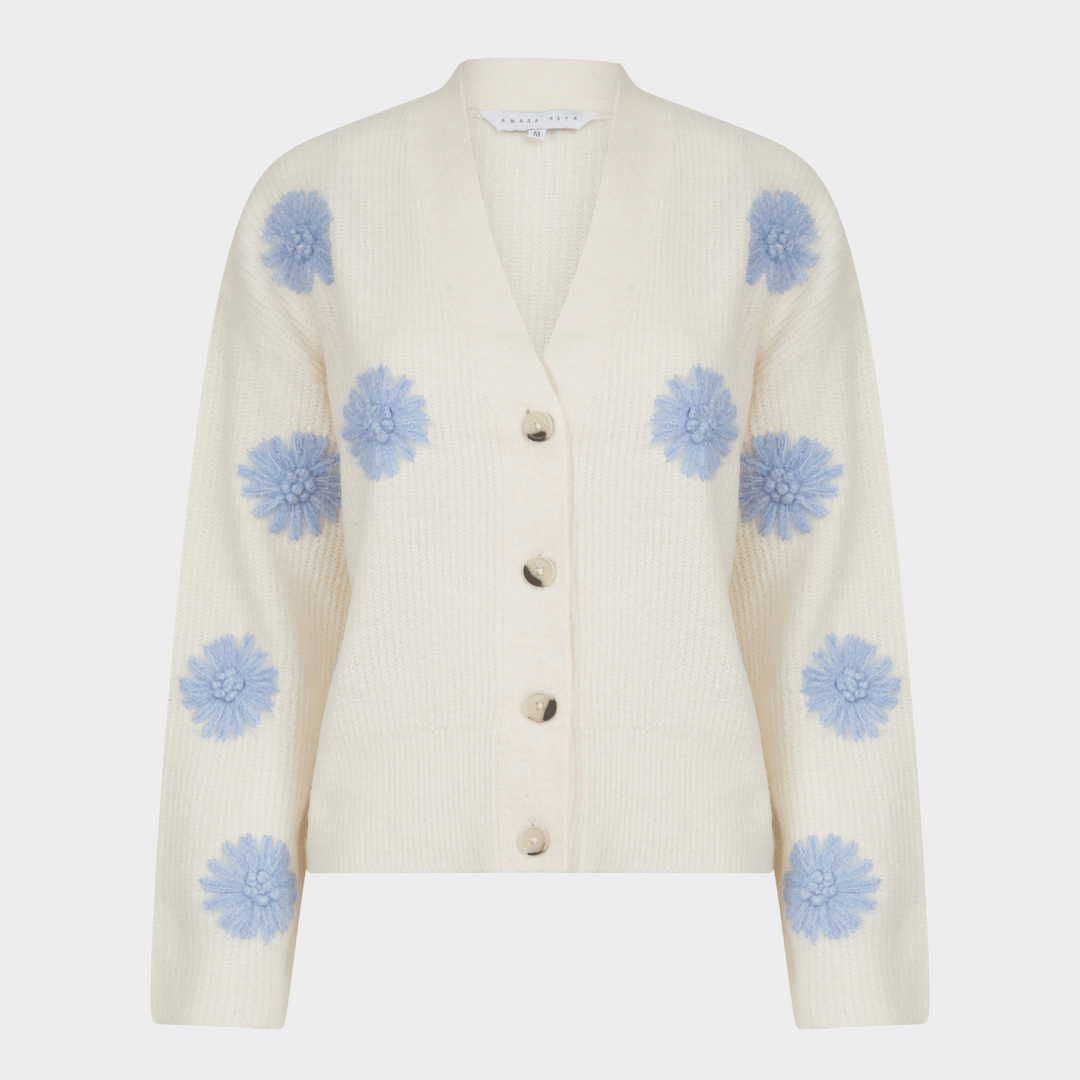 Ladies Embroidered Flower Cardigan from You Know Who's