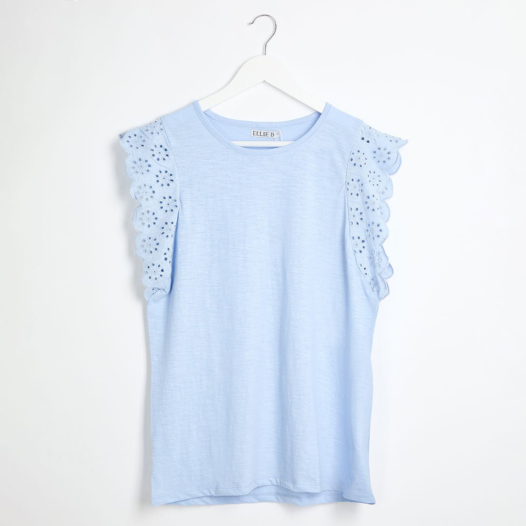 Ladies Frill Sleeve T-Shirt from You Know Who's