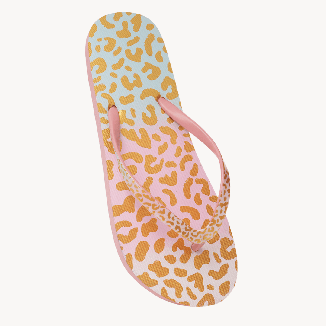 Ladies Leopard Printed Flip Flops from You Know Who's