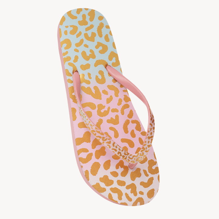 Ladies Leopard Printed Flip Flops from You Know Who's