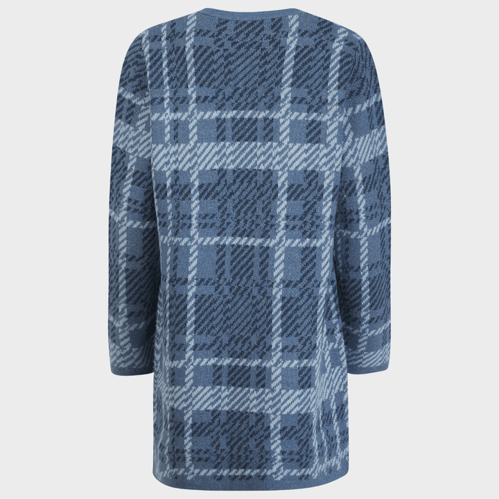 Ladies Longline Checked Cardigan from You Know Who's