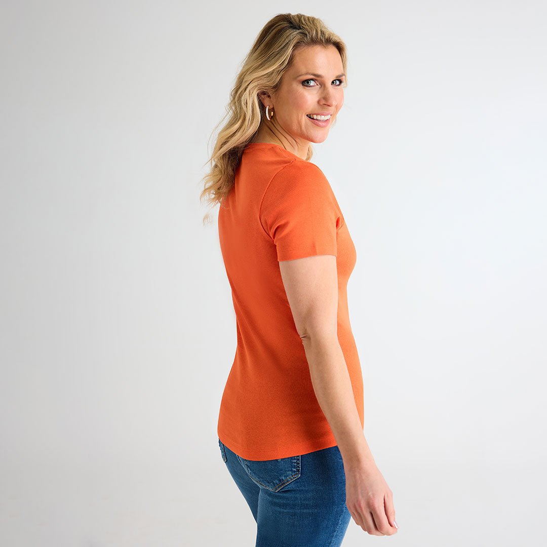 Ladies Orangeade Crew Neck T-Shirt from You Know Who's