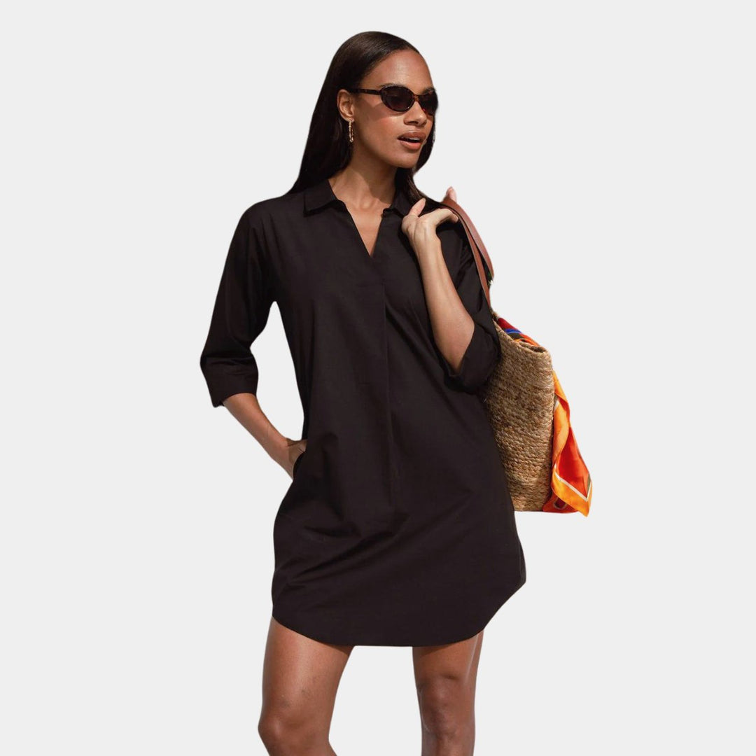 Ladies Poplin Shirt Dress from You Know Who's