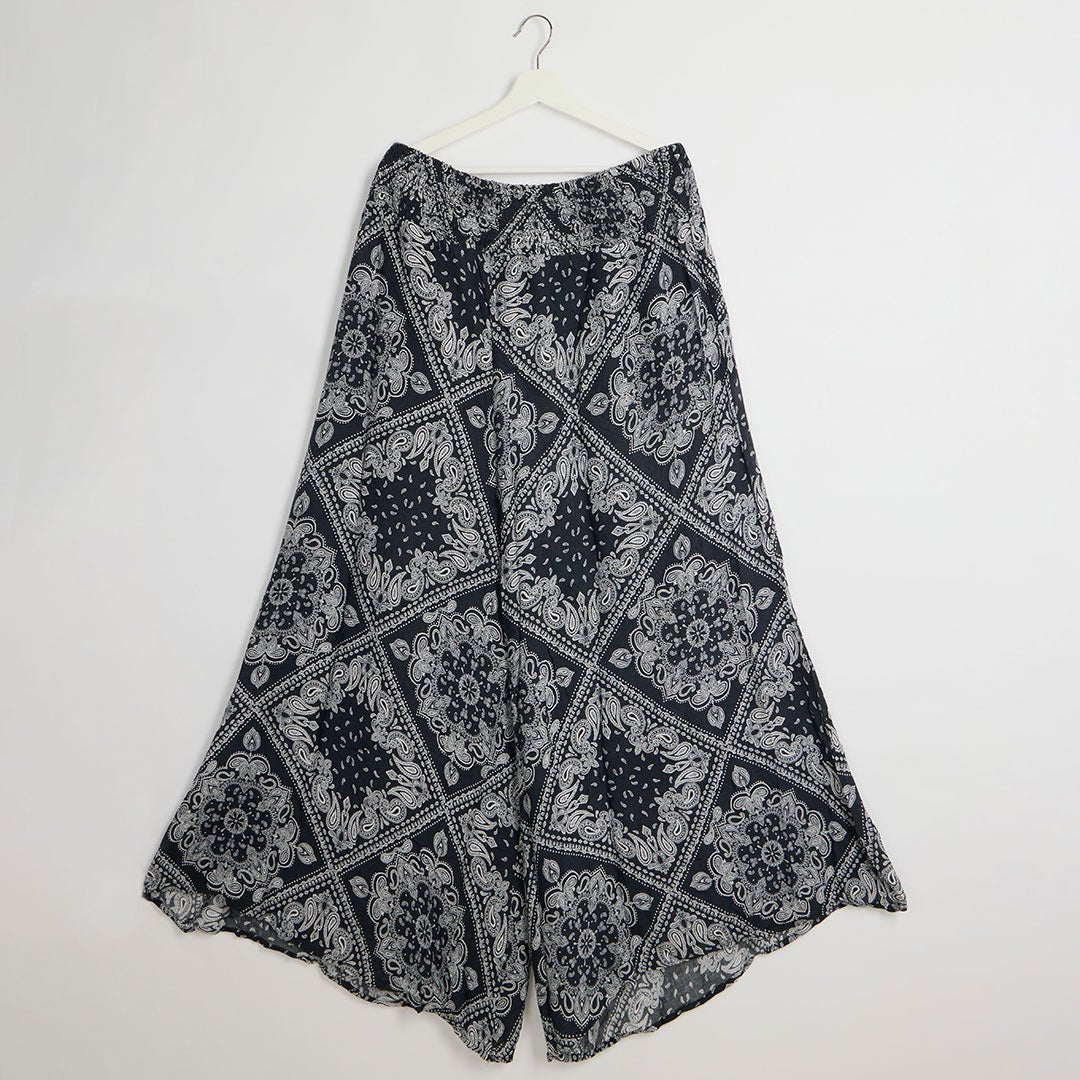 Ladies Printed Wide Leg Trousers from You Know Who's
