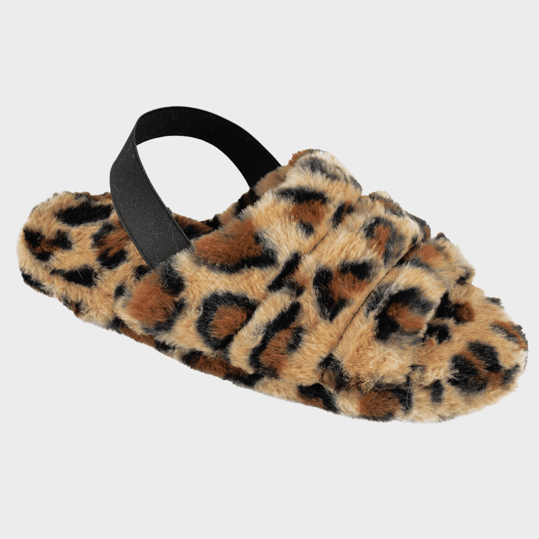 Ladies Quilted Backstrap Leopard Mule from You Know Who's