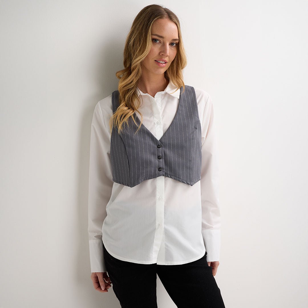 2way lady blouse with vest