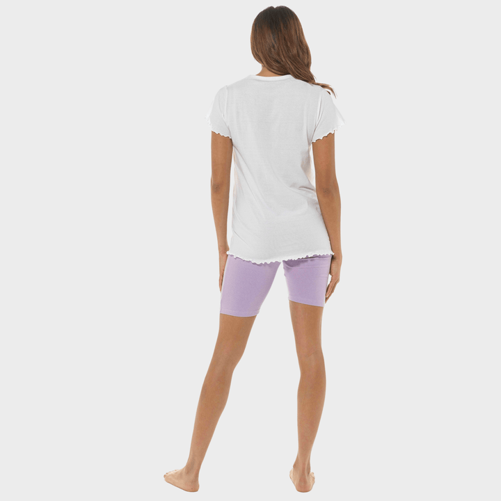 Ladies Sleep Queen Cycling Short Pjs from You Know Who's