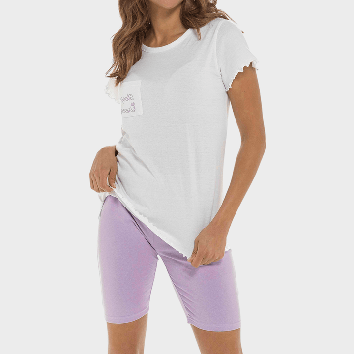 Ladies Sleep Queen Cycling Short Pjs from You Know Who's