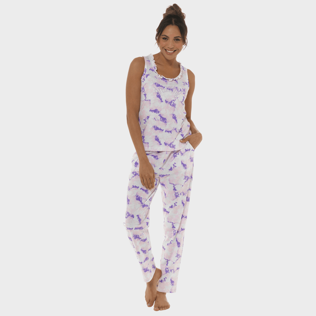 Ladies Tie Dye Pjs from You Know Who's