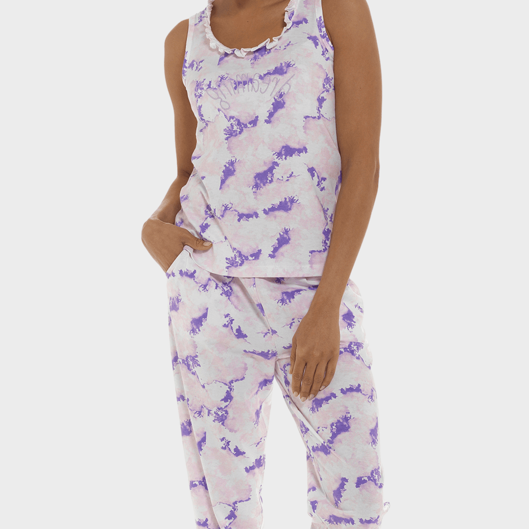 Ladies Tie Dye Pjs from You Know Who's