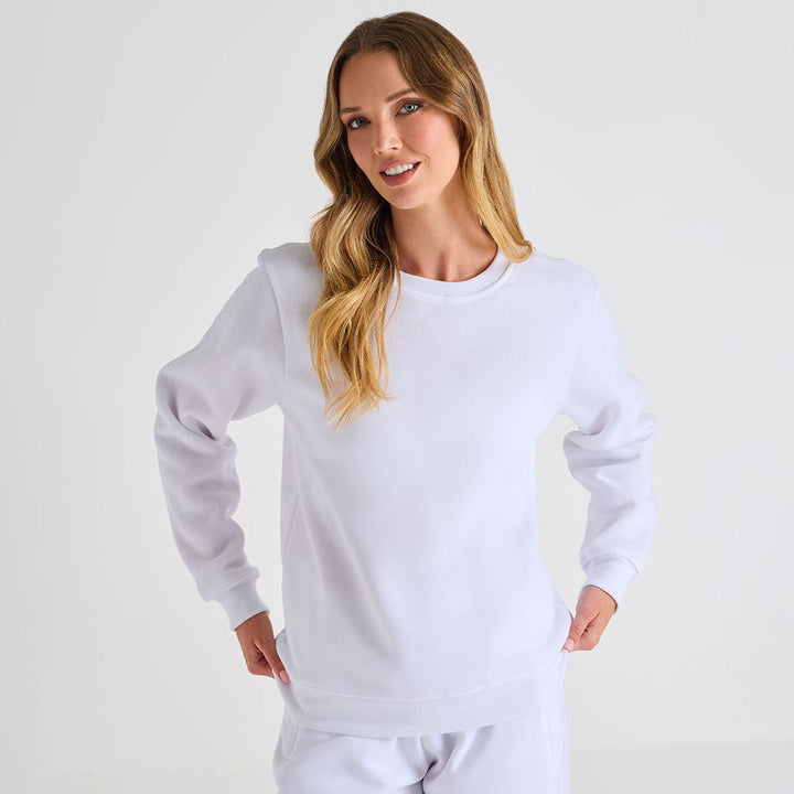 Ladies White Sweatshirt from You Know Who's