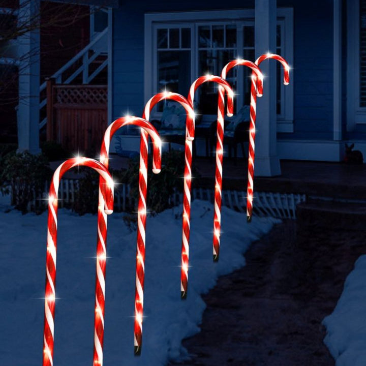 LED Timer Candy Canes 6pc from You Know Who's