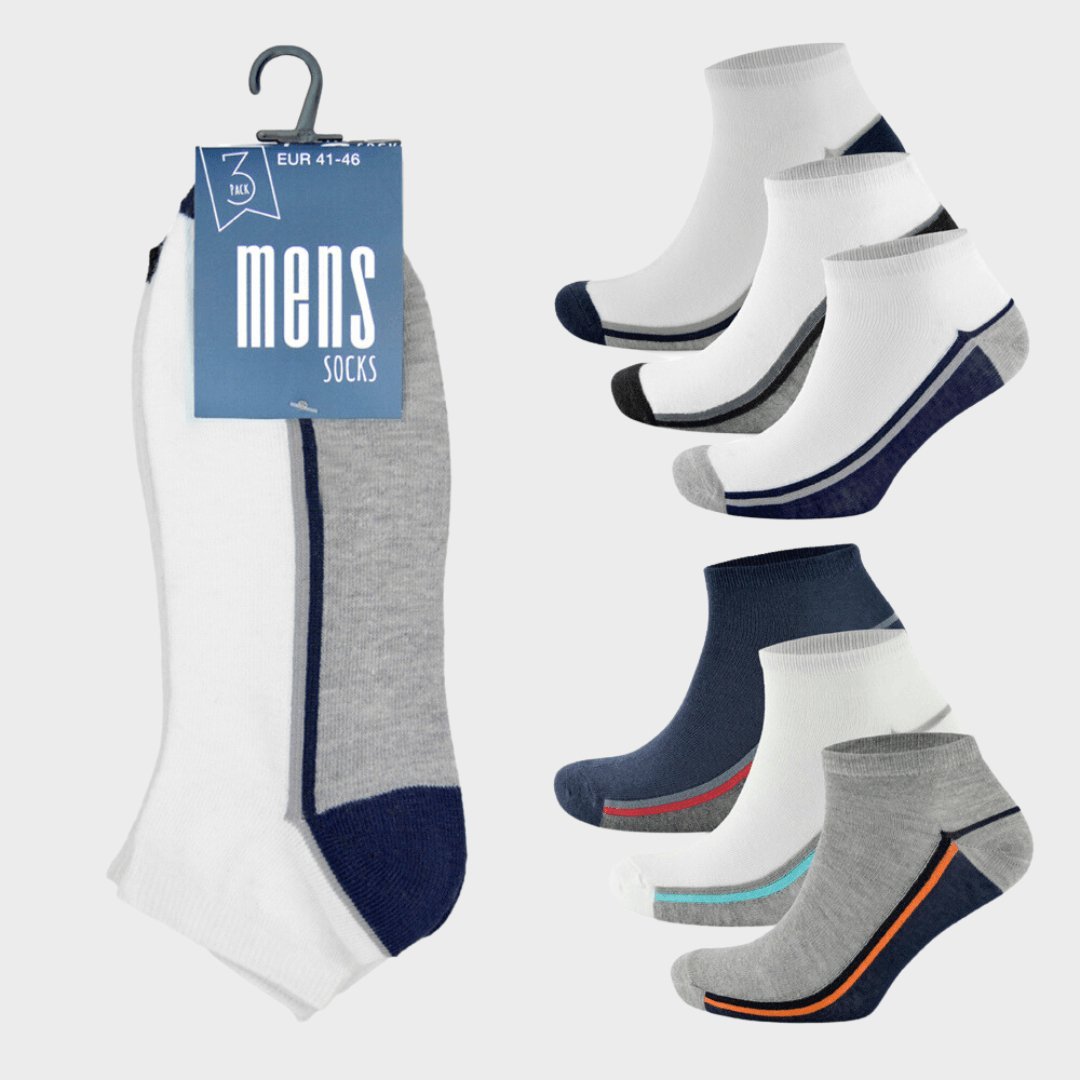 Men`s 3pck Trainer Socks from You Know Who's