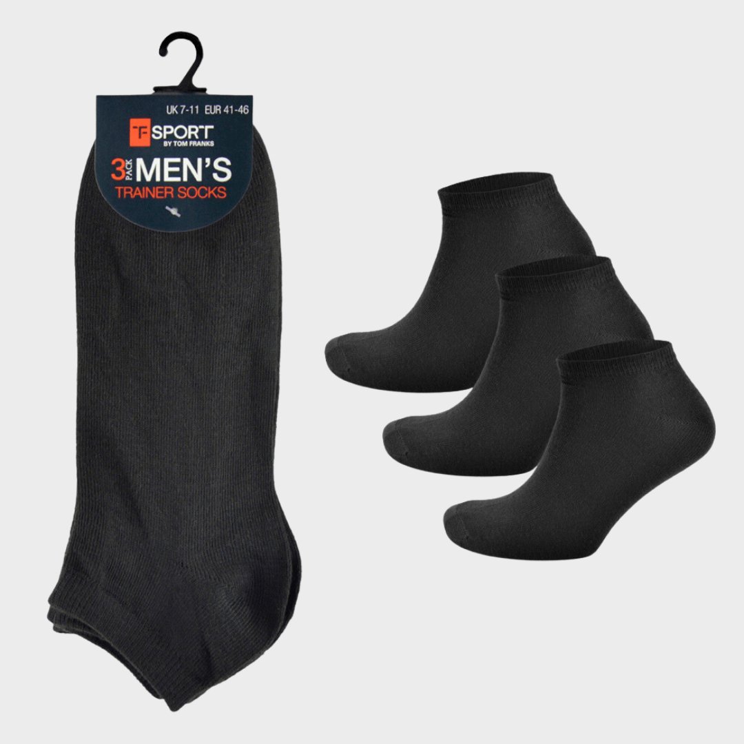 Men`s 3pck Trainer Socks from You Know Who's