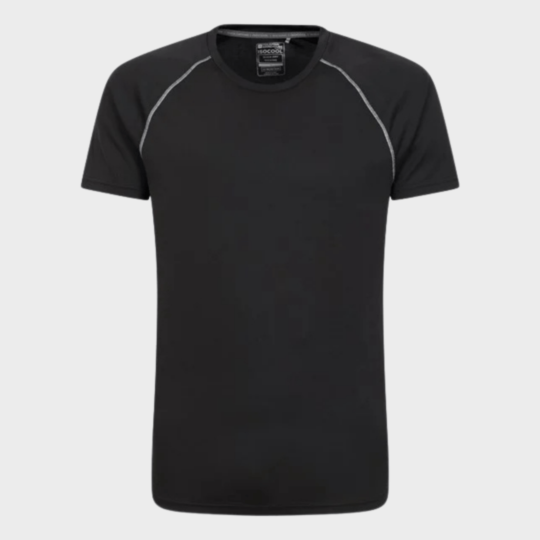 Mens Black Quick Drying T-Shirt from You Know Who's