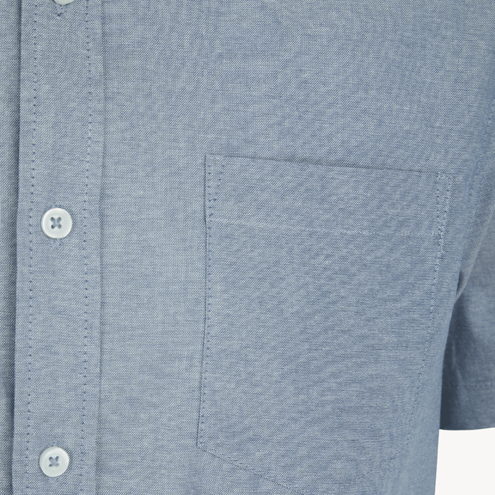 Mens Blue Cotton Chambray Shirt from You Know Who's