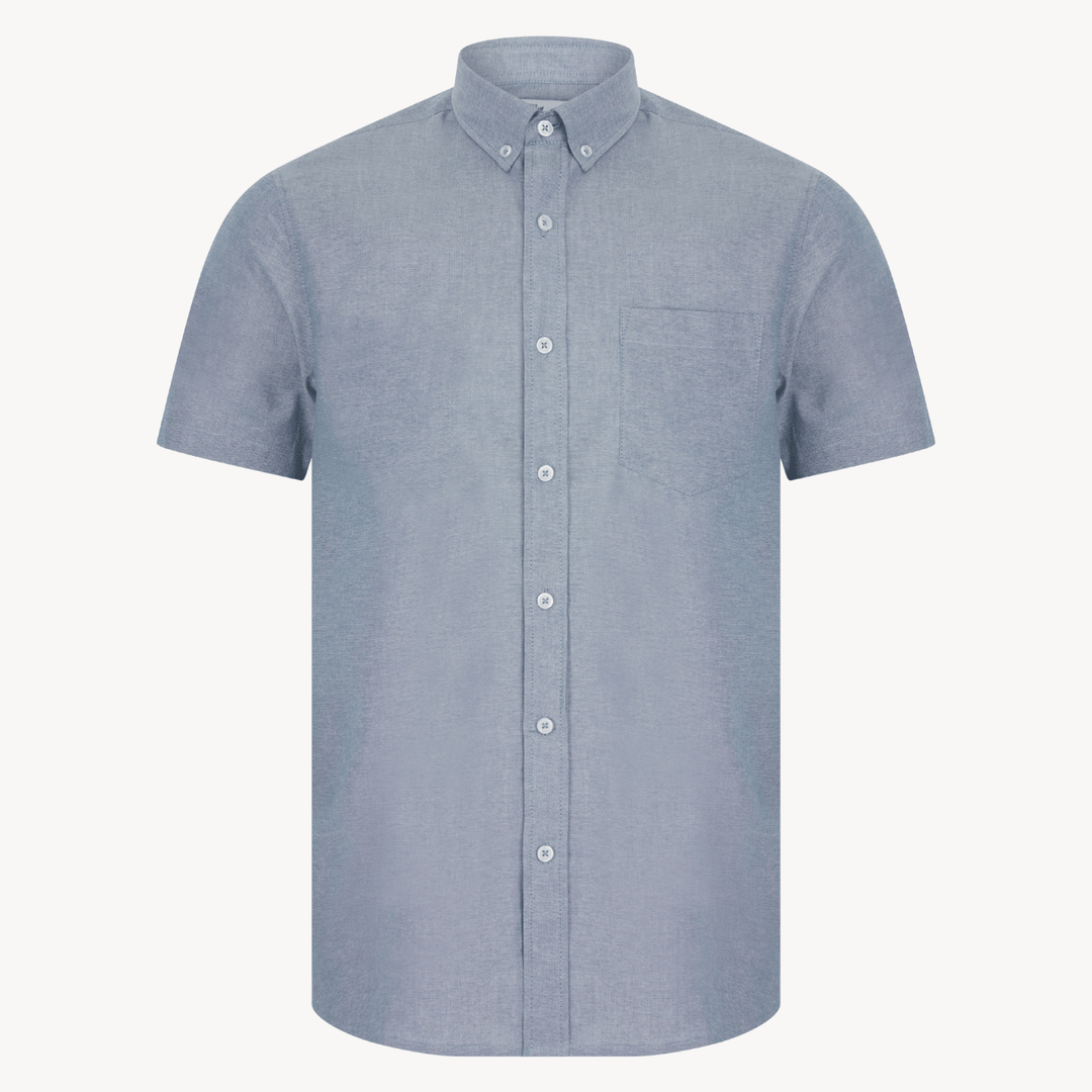 Mens Blue Cotton Chambray Shirt from You Know Who's