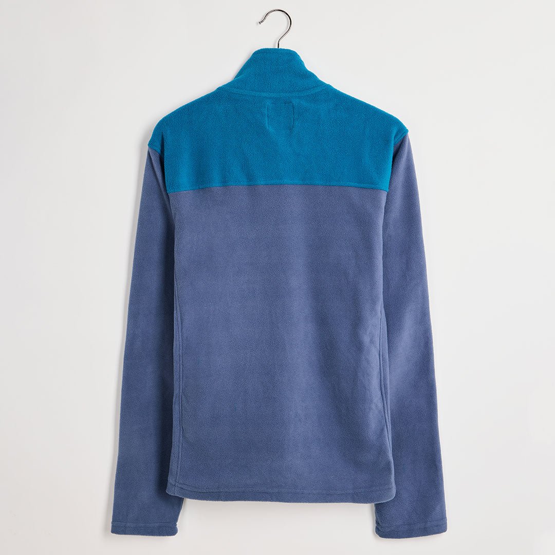 Mens Blue Mix Colour Block Fleece from You Know Who's