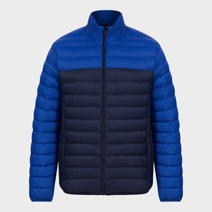 Mens Colour Block Quilted Jacket from You Know Who's