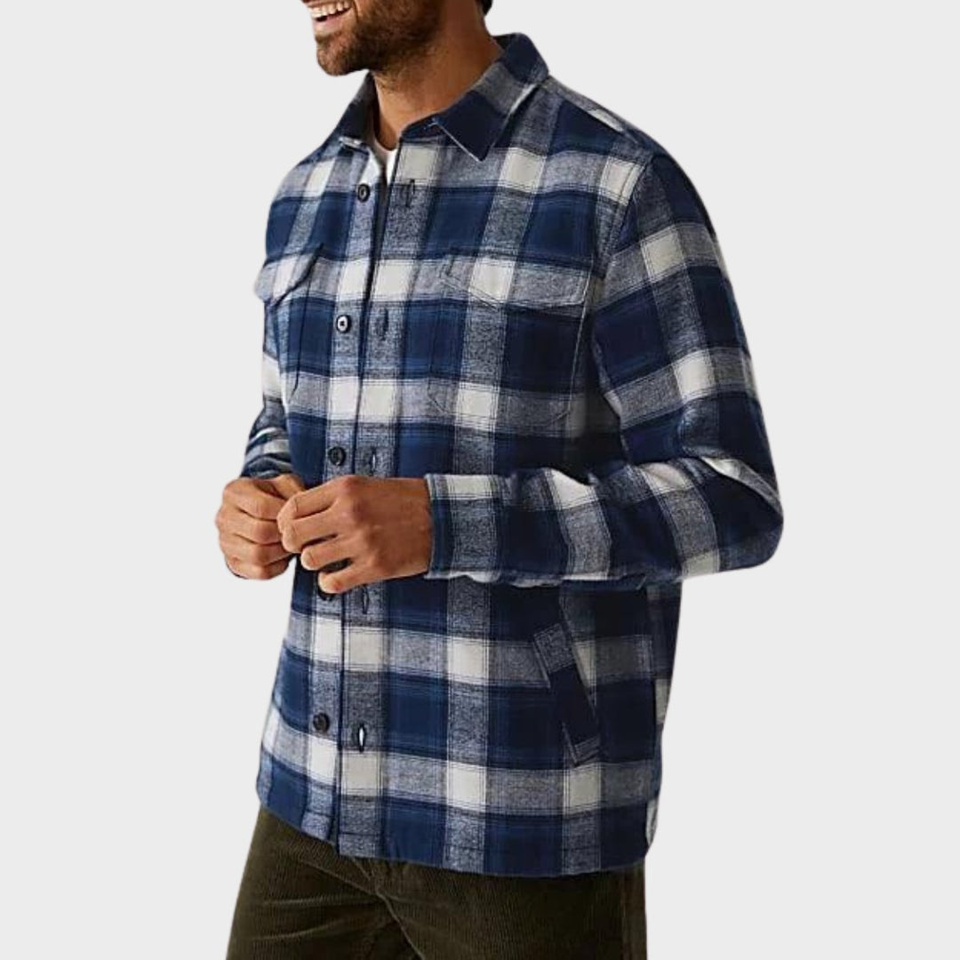 Mens Cotton Rich Double faced Shacket from You Know Who's