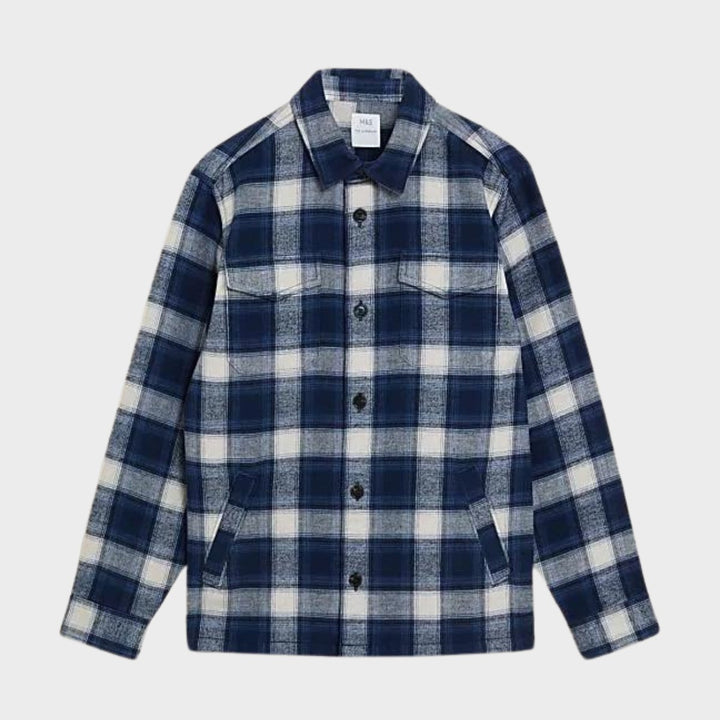 Mens Cotton Rich Double faced Shacket from You Know Who's