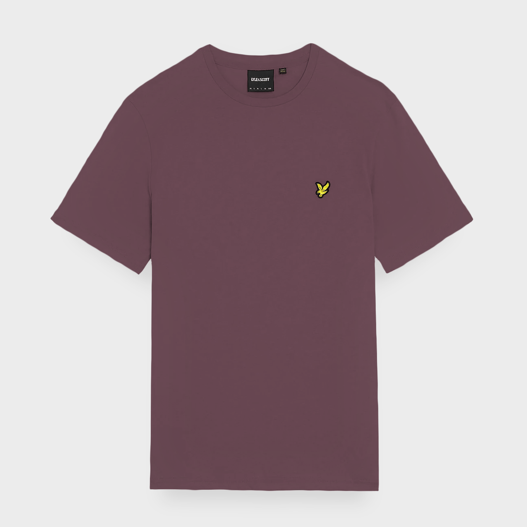 Men's Grape Lyle & Scott Gold Logo T-shirt from You Know Who's