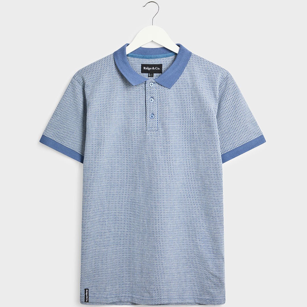 Mens Jacquard Button Polo from You Know Who's