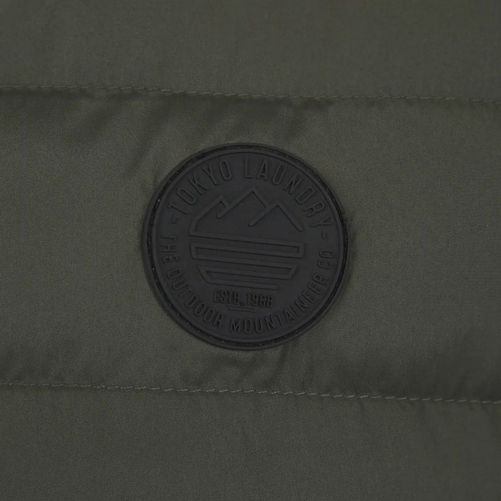 Mens Khaki Quilted Gilet from You Know Who's