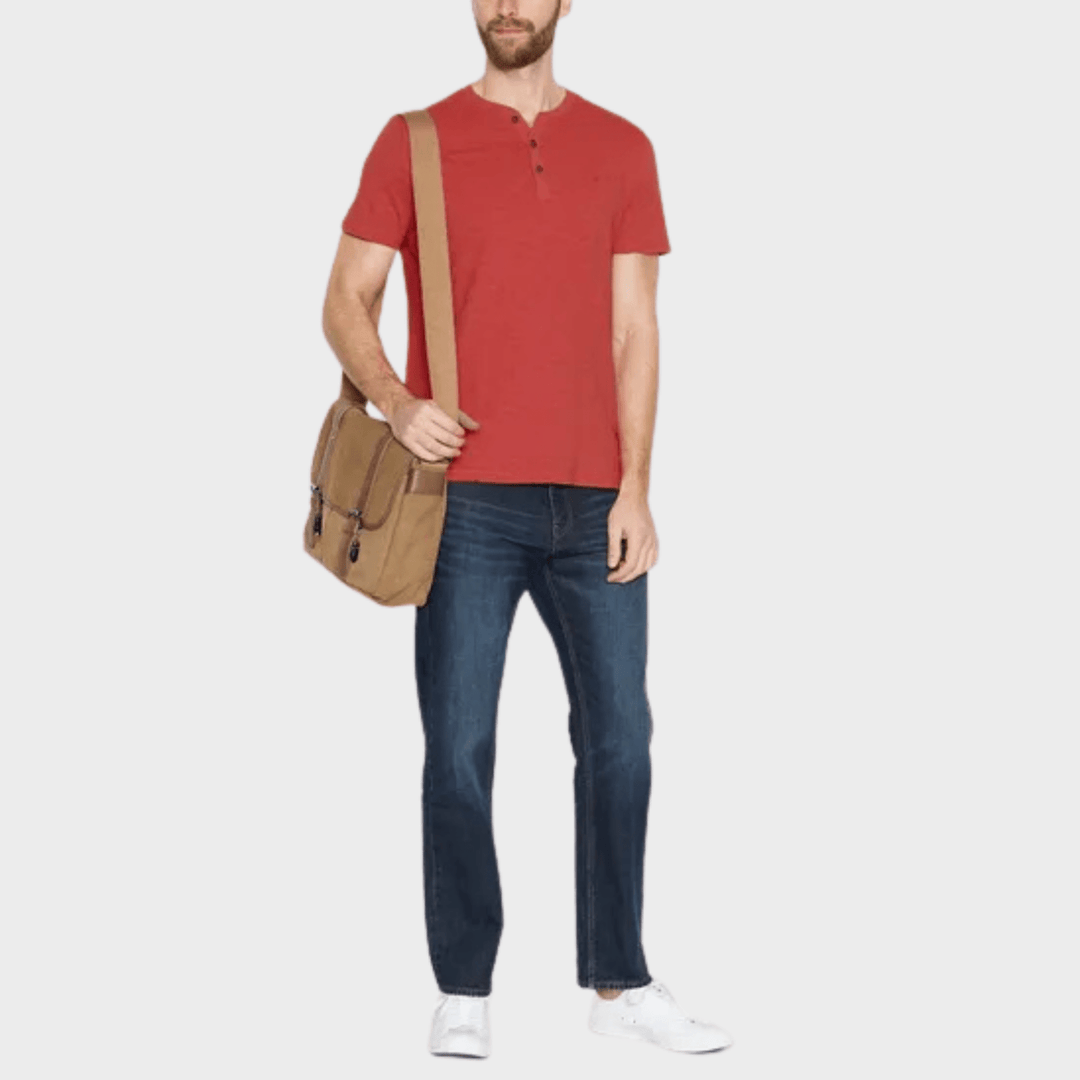 Men's Red 3 Button Shirt from You Know Who's