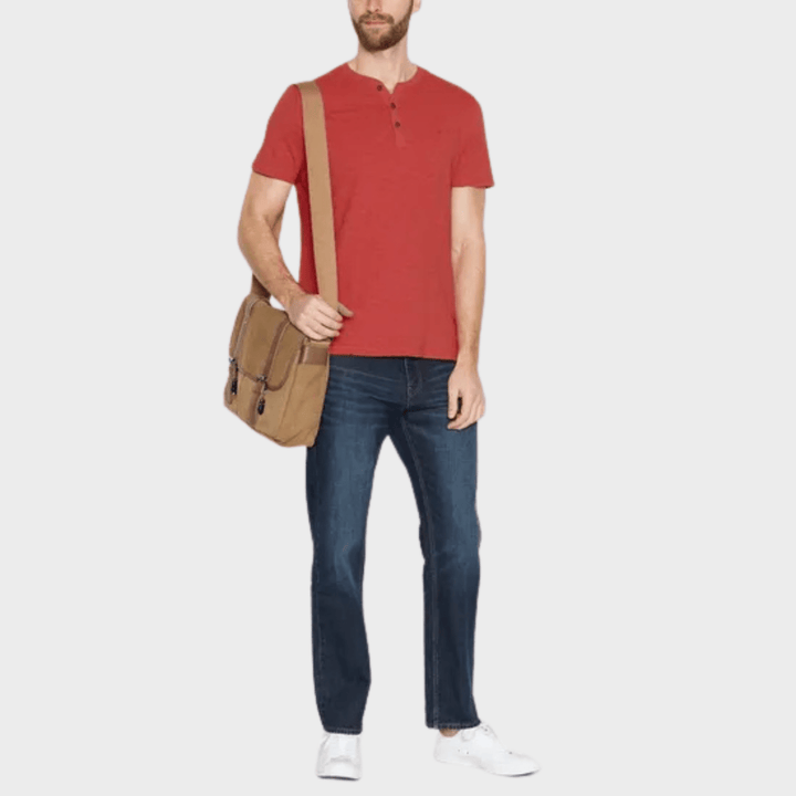 Men's Red 3 Button Shirt from You Know Who's