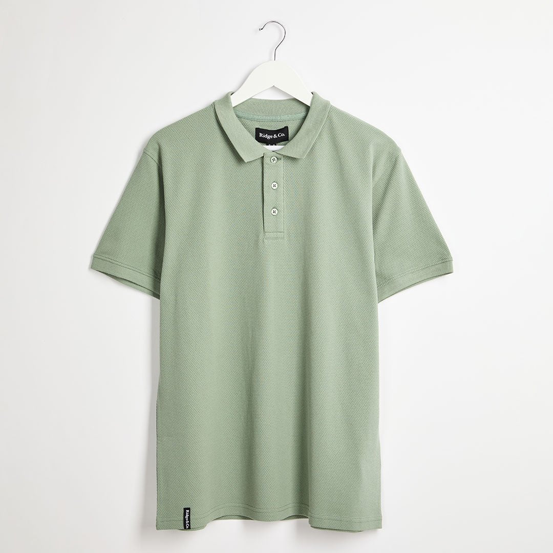 Mens Textured Polo from You Know Who's