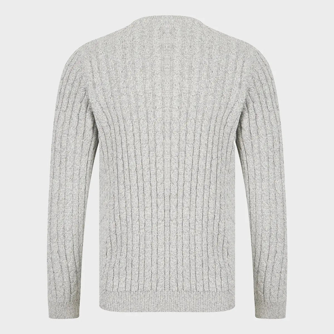 Mens Tokyo Laundry Cable Knit Jumper Ecru from You Know Who's