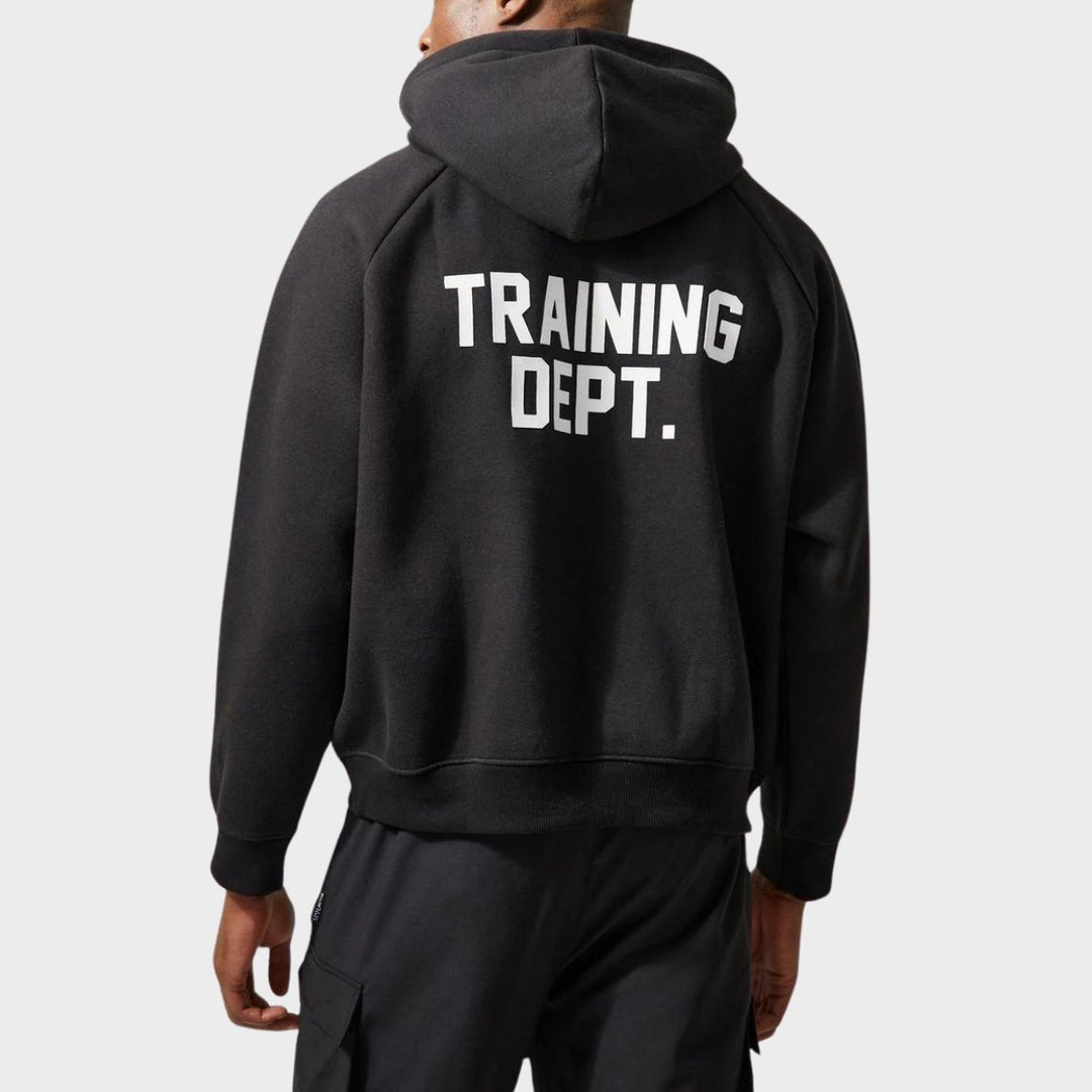 Men`s Training Dept Boxy Hoody - Black from You Know Who's