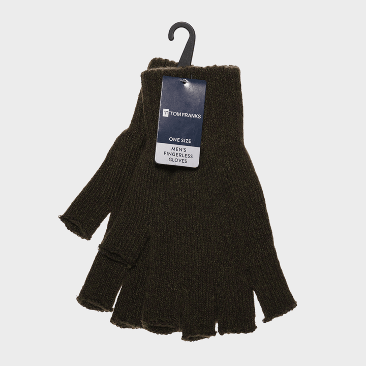 Mens Twist Yarn Fingerless Gloves from You Know Who's