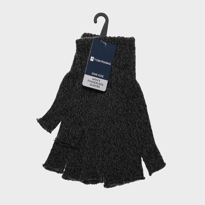 Mens Twist Yarn Fingerless Gloves from You Know Who's