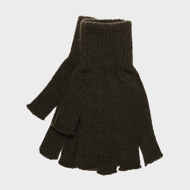 Mens Twist Yarn Fingerless Gloves from You Know Who's