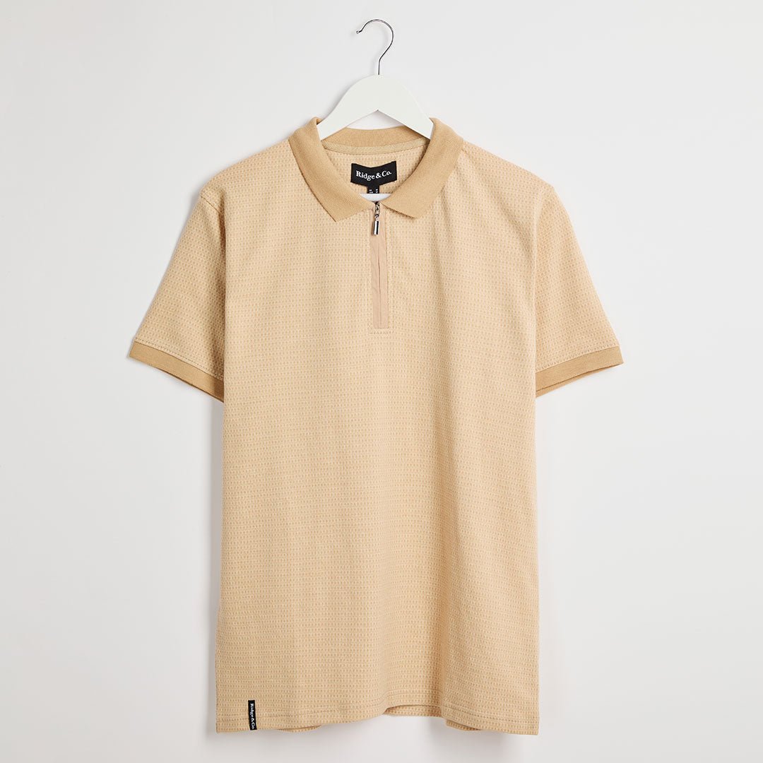 Mens Zip Neck Polo from You Know Who's