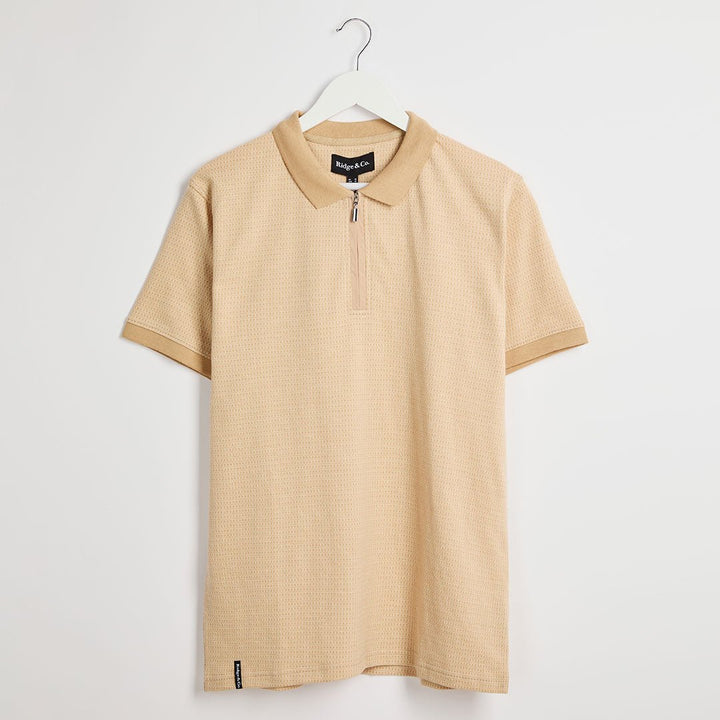 Mens Zip Neck Polo from You Know Who's