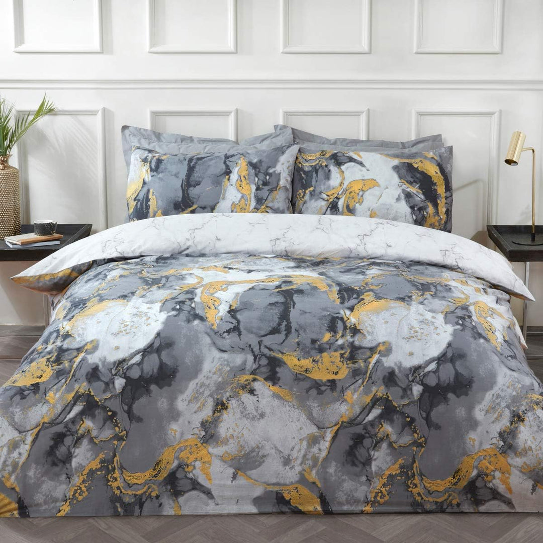Metallic Marble Duvet Cove from You Know Who's