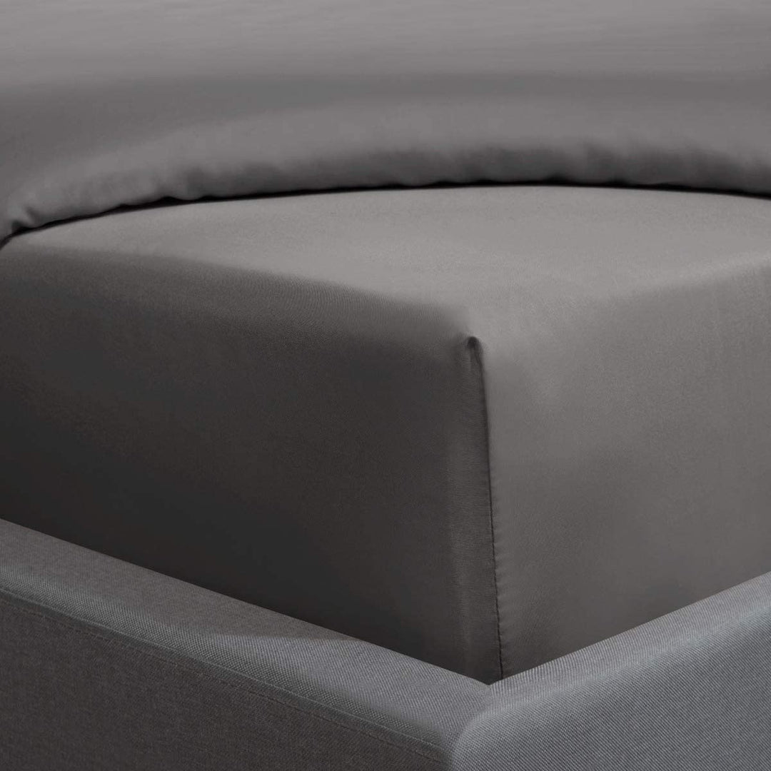 Microfibre Charcoal Fitted Sheets from You Know Who's