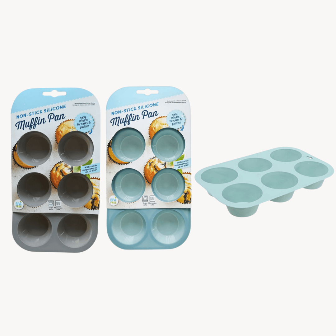 Muffin Pan Silicone 6 Cup from You Know Who's