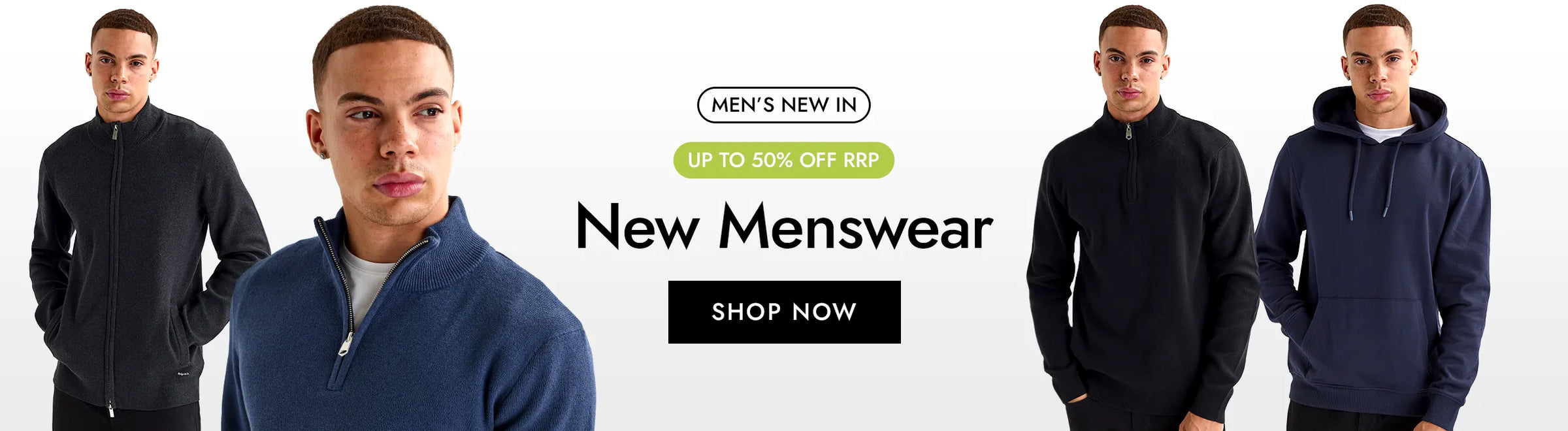 Shop New in Menswear with up to 50% OFF RRP
