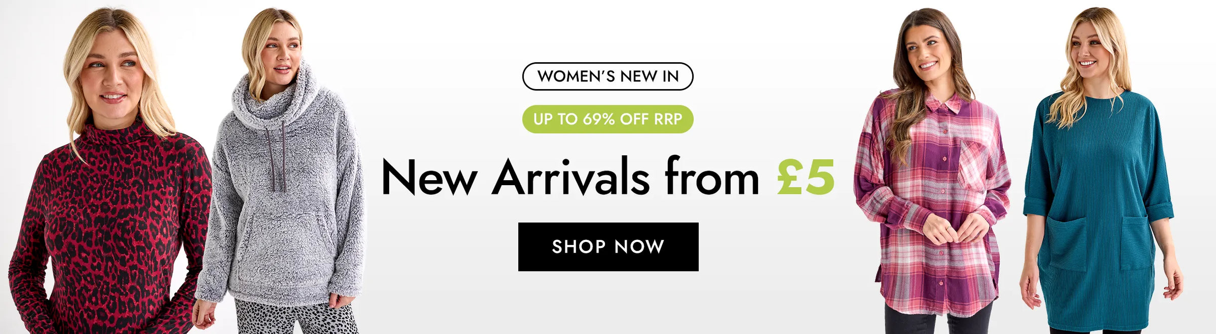 New Women's up to 69% OFF RRP, prices from £5 - shop now.