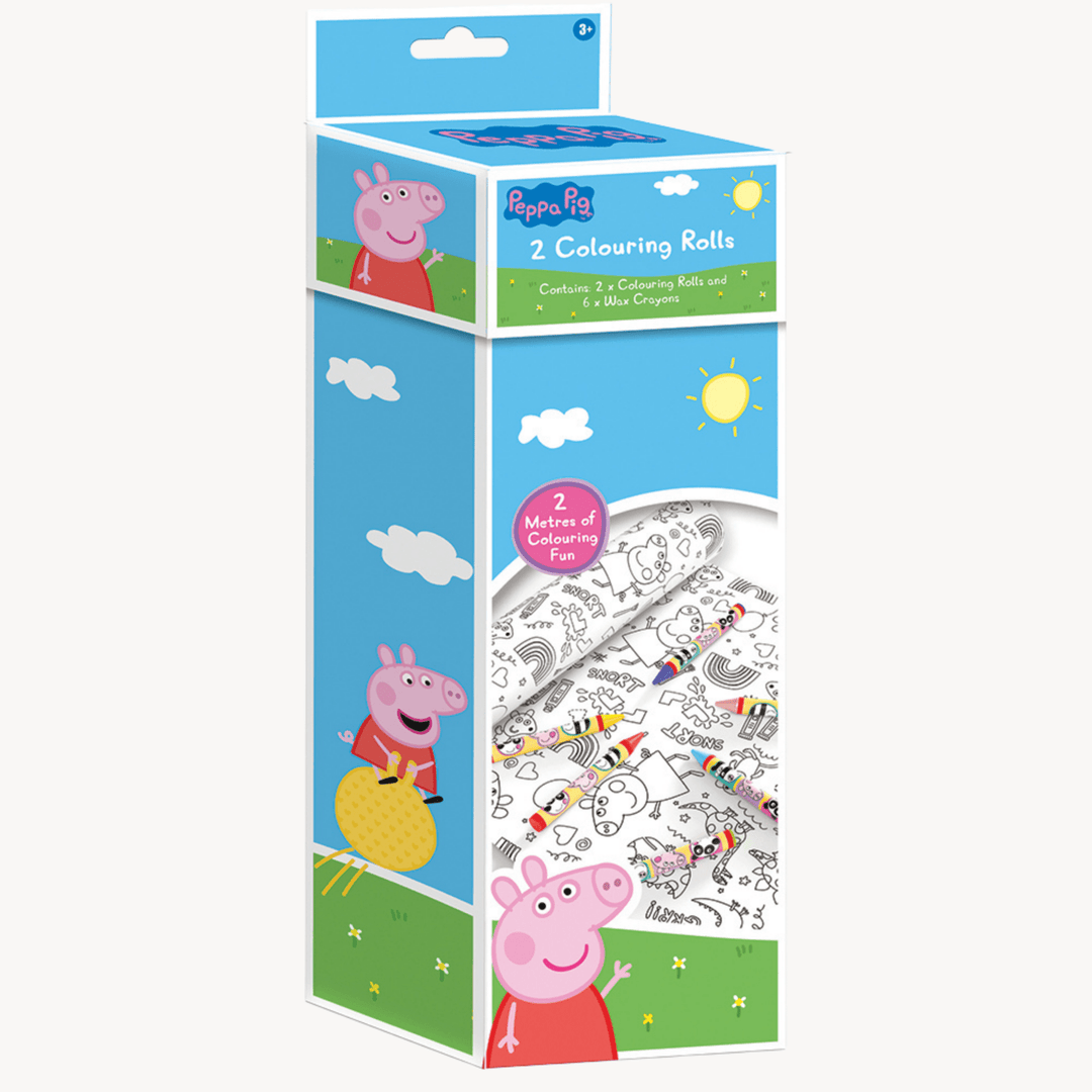 Peppa pig colouring rolls from You Know Who's