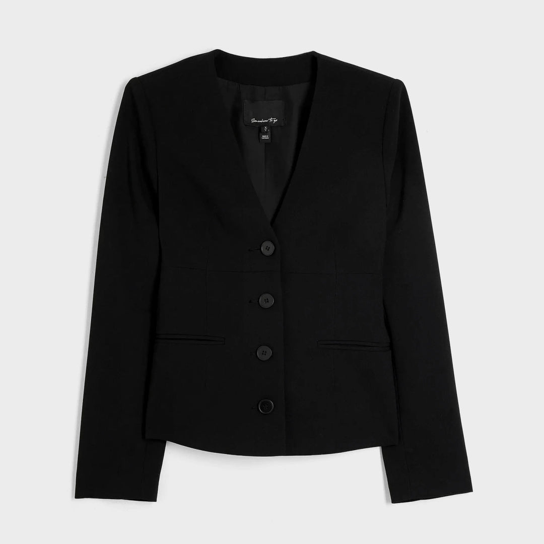 RI V Neck Button Front Blazer from You Know Who's